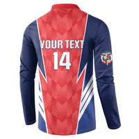 Custom Panama Football Button Sweatshirt 2025 Vamos Los Canaleros