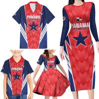 Custom Panama Football Family Matching Long Sleeve Bodycon Dress and Hawaiian Shirt 2025 Vamos Los Canaleros