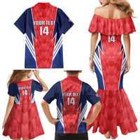 Custom Panama Football Family Matching Mermaid Dress and Hawaiian Shirt 2025 Vamos Los Canaleros