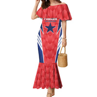 Custom Panama Football Family Matching Mermaid Dress and Hawaiian Shirt 2025 Vamos Los Canaleros