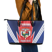 Custom Panama Football Leather Tote Bag 2025 Vamos Los Canaleros