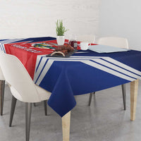 Custom Panama Football Tablecloth 2025 Vamos Los Canaleros