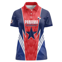 Custom Panama Football Women Polo Shirt 2025 Vamos Los Canaleros