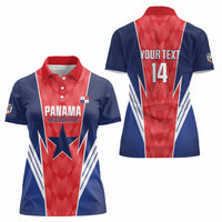 Custom Panama Football Women Polo Shirt 2025 Vamos Los Canaleros