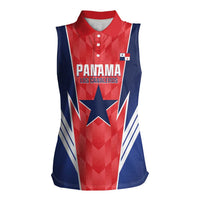 Custom Panama Football Women Sleeveless Polo Shirt 2025 Vamos Los Canaleros