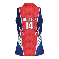 Custom Panama Football Women Sleeveless Polo Shirt 2025 Vamos Los Canaleros