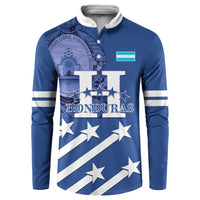 Custom Honduras Football Button Sweatshirt 2025 Vamos Los Catrachos