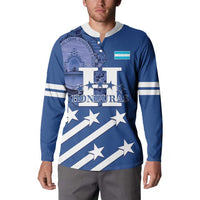 Custom Honduras Football Button Sweatshirt 2025 Vamos Los Catrachos