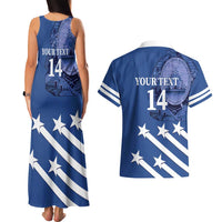 Custom Honduras Football Couples Matching Tank Maxi Dress and Hawaiian Shirt 2025 Vamos Los Catrachos