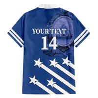 Custom Honduras Football Family Matching Off The Shoulder Long Sleeve Dress and Hawaiian Shirt 2025 Vamos Los Catrachos