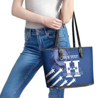 Custom Honduras Football Leather Tote Bag 2025 Vamos Los Catrachos