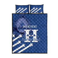 Custom Honduras Football Quilt Bed Set 2025 Vamos Los Catrachos