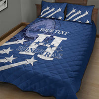 Custom Honduras Football Quilt Bed Set 2025 Vamos Los Catrachos