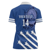 Custom Honduras Football Women Polo Shirt 2025 Vamos Los Catrachos