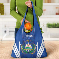 Custom El Salvador Football Grocery Bag 2025 Vamos La Selecta