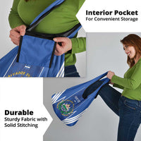 Custom El Salvador Football Grocery Bag 2025 Vamos La Selecta