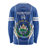 Custom El Salvador Football Long Sleeve Shirt 2025 Vamos La Selecta
