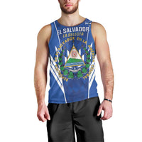 Custom El Salvador Football Men Tank Top 2025 Vamos La Selecta