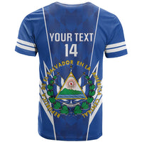Custom El Salvador Football T Shirt 2025 Vamos La Selecta