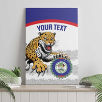 Custom Belize Football Canvas Wall Art 2025 Go Jaguars