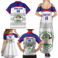 Custom Belize Football Family Matching Summer Maxi Dress and Hawaiian Shirt 2025 Go Jaguars