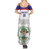 Custom Belize Football Family Matching Summer Maxi Dress and Hawaiian Shirt 2025 Go Jaguars