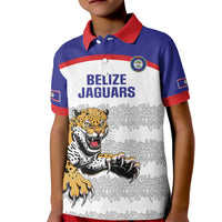 Custom Belize Football Kid Polo Shirt 2025 Go Jaguars