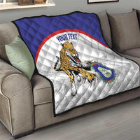 Custom Belize Football Quilt 2025 Go Jaguars