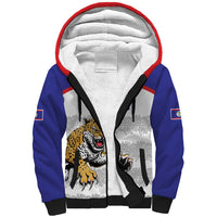 Custom Belize Football Sherpa Hoodie 2025 Go Jaguars
