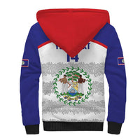 Custom Belize Football Sherpa Hoodie 2025 Go Jaguars