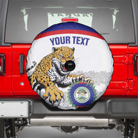 Custom Belize Football Spare Tire Cover 2025 Go Jaguars
