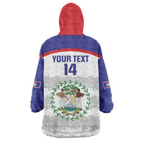 Custom Belize Football Wearable Blanket Hoodie 2025 Go Jaguars