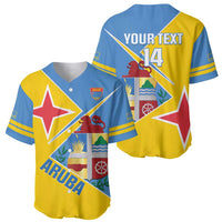 Custom Aruba Football Baseball Jersey 2025 Coat Of Arms Style