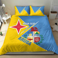Custom Aruba Football Bedding Set 2025 Coat Of Arms Style