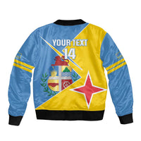 Custom Aruba Football Bomber Jacket 2025 Coat Of Arms Style