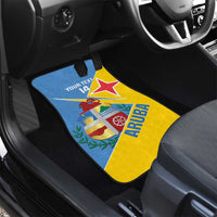 Custom Aruba Football Car Mats 2025 Coat Of Arms Style