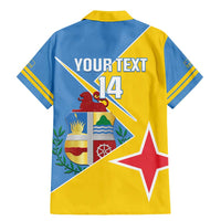 Custom Aruba Football Family Matching Mermaid Dress and Hawaiian Shirt 2025 Coat Of Arms Style