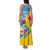 Custom Aruba Football Family Matching Tank Maxi Dress and Hawaiian Shirt 2025 Coat Of Arms Style