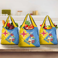 Custom Aruba Football Grocery Bag 2025 Coat Of Arms Style