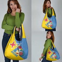 Custom Aruba Football Grocery Bag 2025 Coat Of Arms Style
