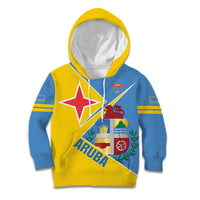 Custom Aruba Football Kid Hoodie 2025 Coat Of Arms Style