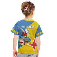 Custom Aruba Football Kid T Shirt 2025 Coat Of Arms Style
