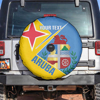 Custom Aruba Football Spare Tire Cover 2025 Coat Of Arms Style