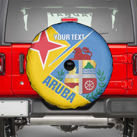 Custom Aruba Football Spare Tire Cover 2025 Coat Of Arms Style