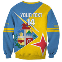 Custom Aruba Football Sweatshirt 2025 Coat Of Arms Style