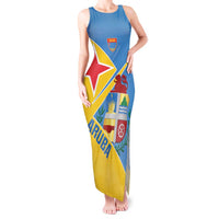 Custom Aruba Football Tank Maxi Dress 2025 Coat Of Arms Style