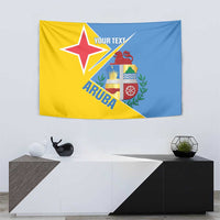 Custom Aruba Football Tapestry 2025 Coat Of Arms Style