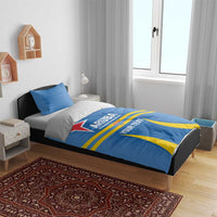 Custom Aruba Football Bedding Set 2025 Go Champions Flag Color