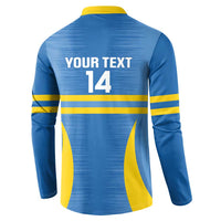 Custom Aruba Football Button Sweatshirt 2025 Go Champions Flag Color