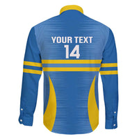 Custom Aruba Football Family Matching Long Sleeve Bodycon Dress and Hawaiian Shirt 2025 Go Champions Flag Color